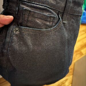 Old Navy shiny glitter Women Jeans 10 never used blue dark